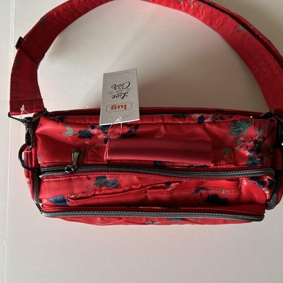 Lug Trolley 2 Crossbody Bag Bouquet Red NWT - Picture 11 of 11
